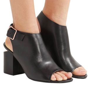 Alexander Wang Cutout Leather Nadia Sandal Heels